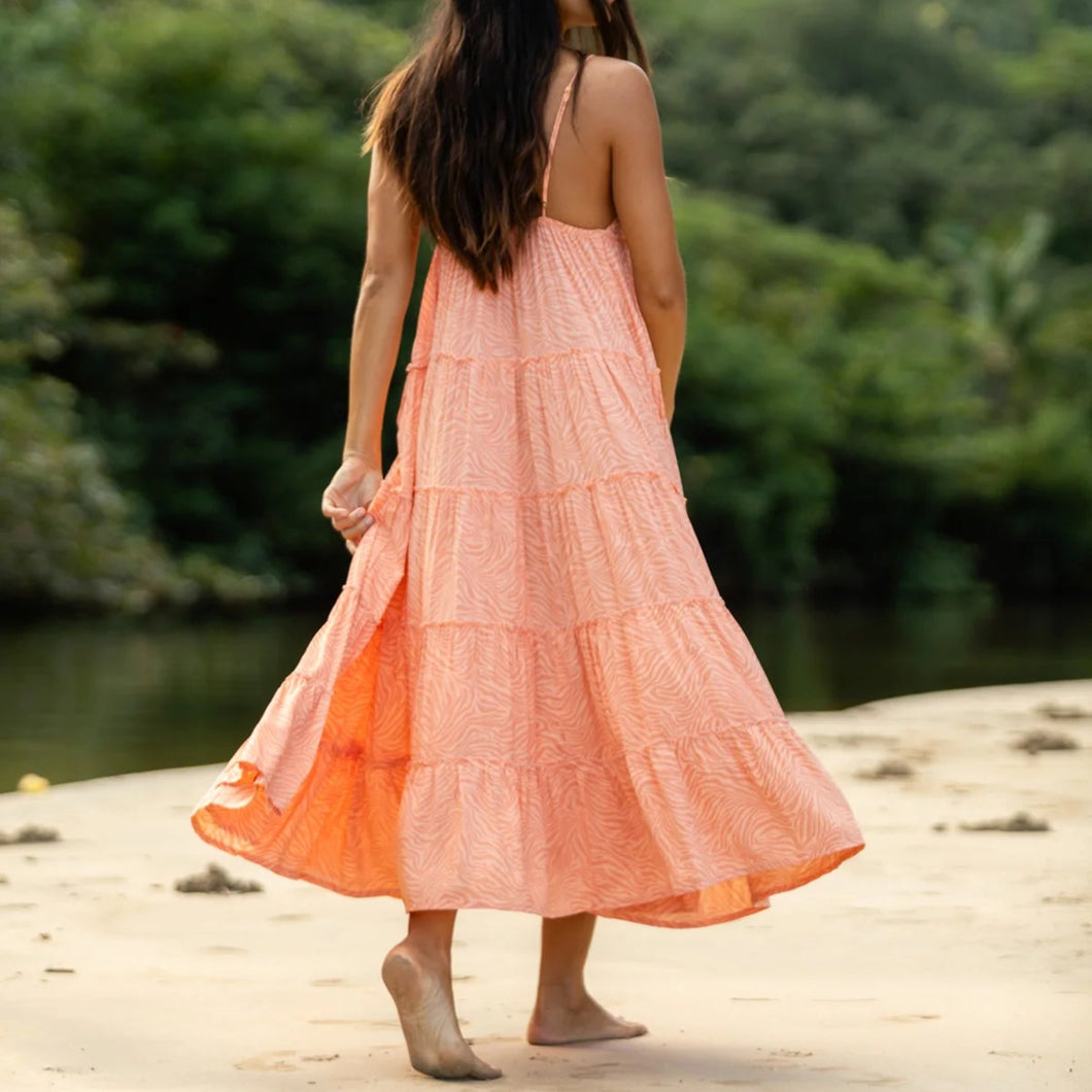 MAI Charlie Midi Dress: Sahara Dawn