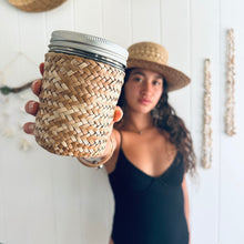 Lauhala Mason Jar Cover 8oz or 16oz