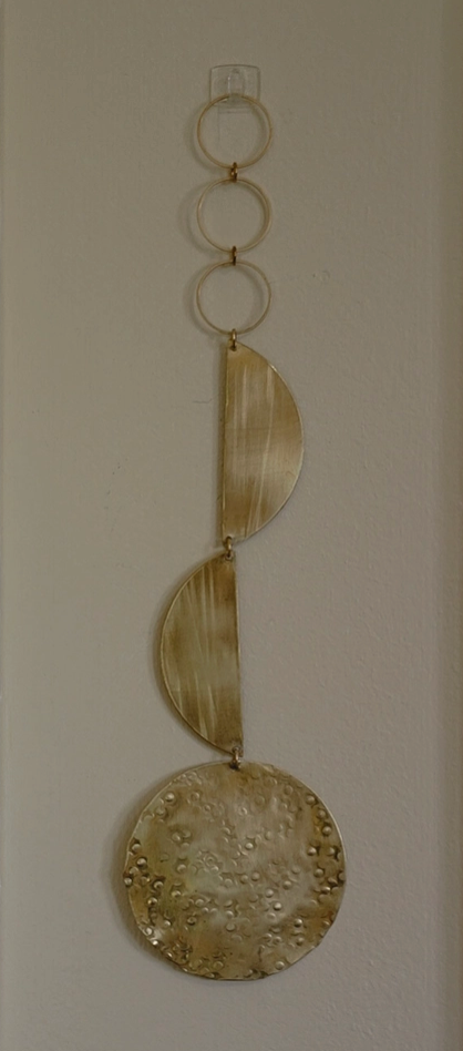 Home Decor - Wall Decor - Brass Circle Drop Wall Hanging