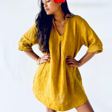 NOʻI Hanalei Linen Dress
