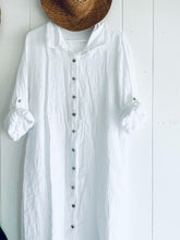 NO'I Manawa Long Button Down Dress