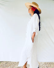 NO'I Manawa Long Button Down Dress