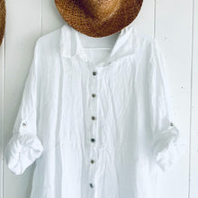 NO'I Manawa Long Button Down Dress