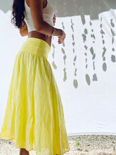 NOʻI Palekoki Linen Skirt