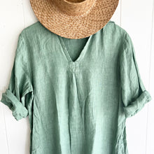 NOʻI Hanalei Linen Dress