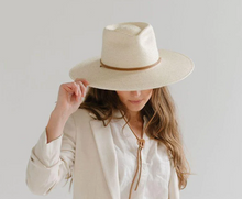 RIVER GUATEMALAN PALM HAT - IVORY