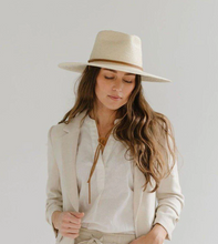 RIVER GUATEMALAN PALM HAT - IVORY