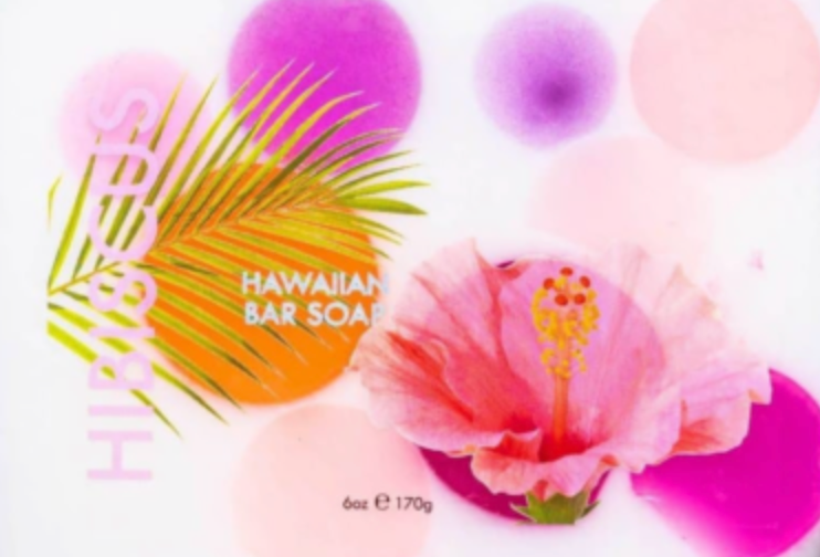 Hibiscus Bar Soap w/ Kukui & Coco