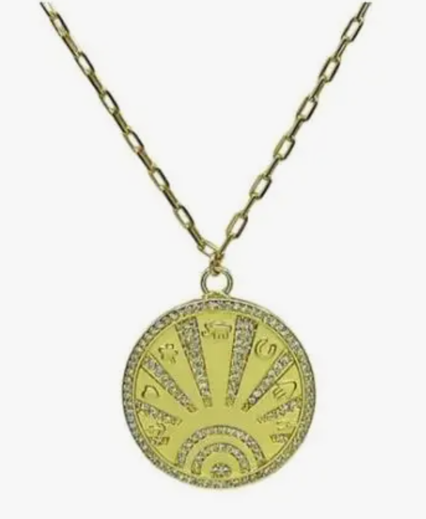 Gold Fill Lucky Charm on 18kt Gold Fill Chain