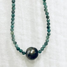 Mystic Rose Gems/Tahitian Pearl Neckalce
