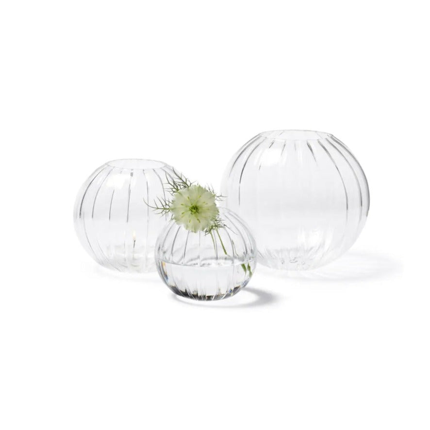 Citrine Optic Orb Vase