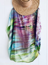 Hanalei Hand Dyed Silk Cotton Kaftan: Uilani #01