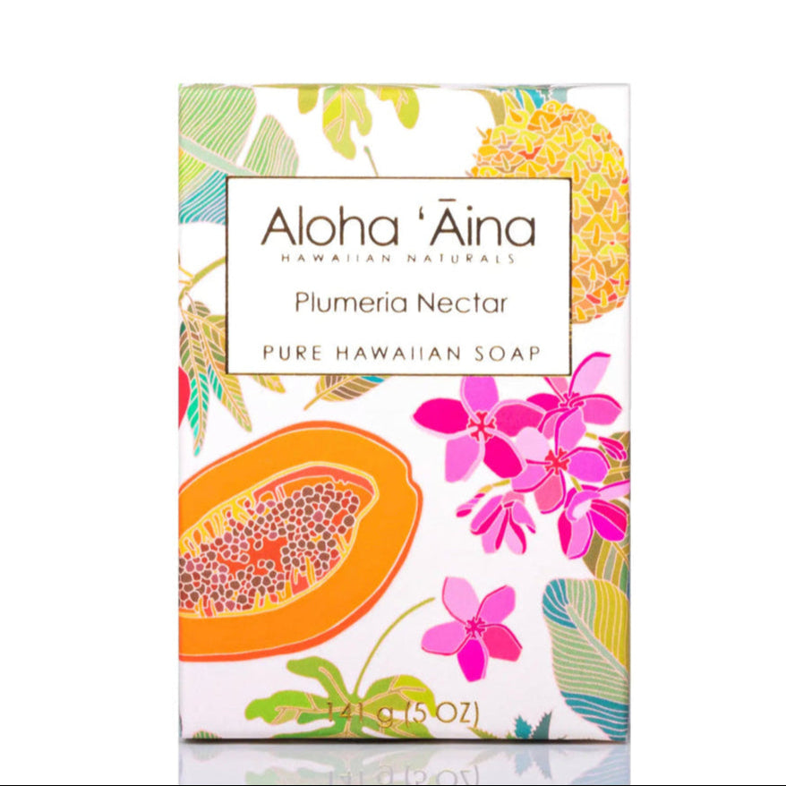 Aloha Aina Plumeria Nectar soap Ohana Shop Kauai