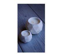 Geodesic Cement Soy Candle Small