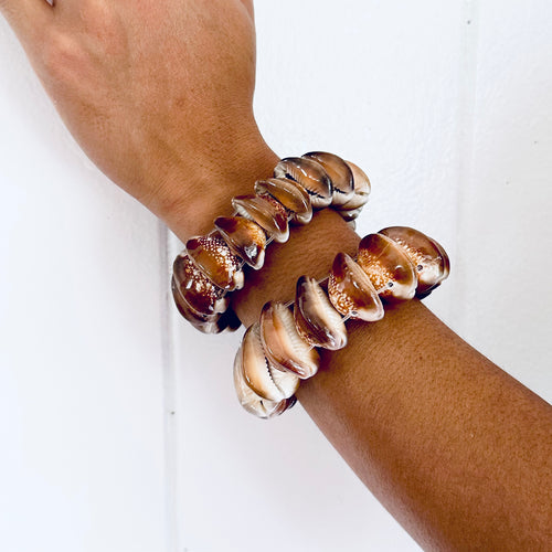 Cowrie shell bracelet