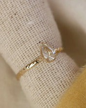 Solid 14kt Gold Diamond Ring