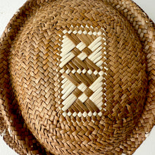 Dark Two Tone Lauhala Fedora