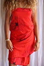 Red Hibiscus Rayon Pareo
