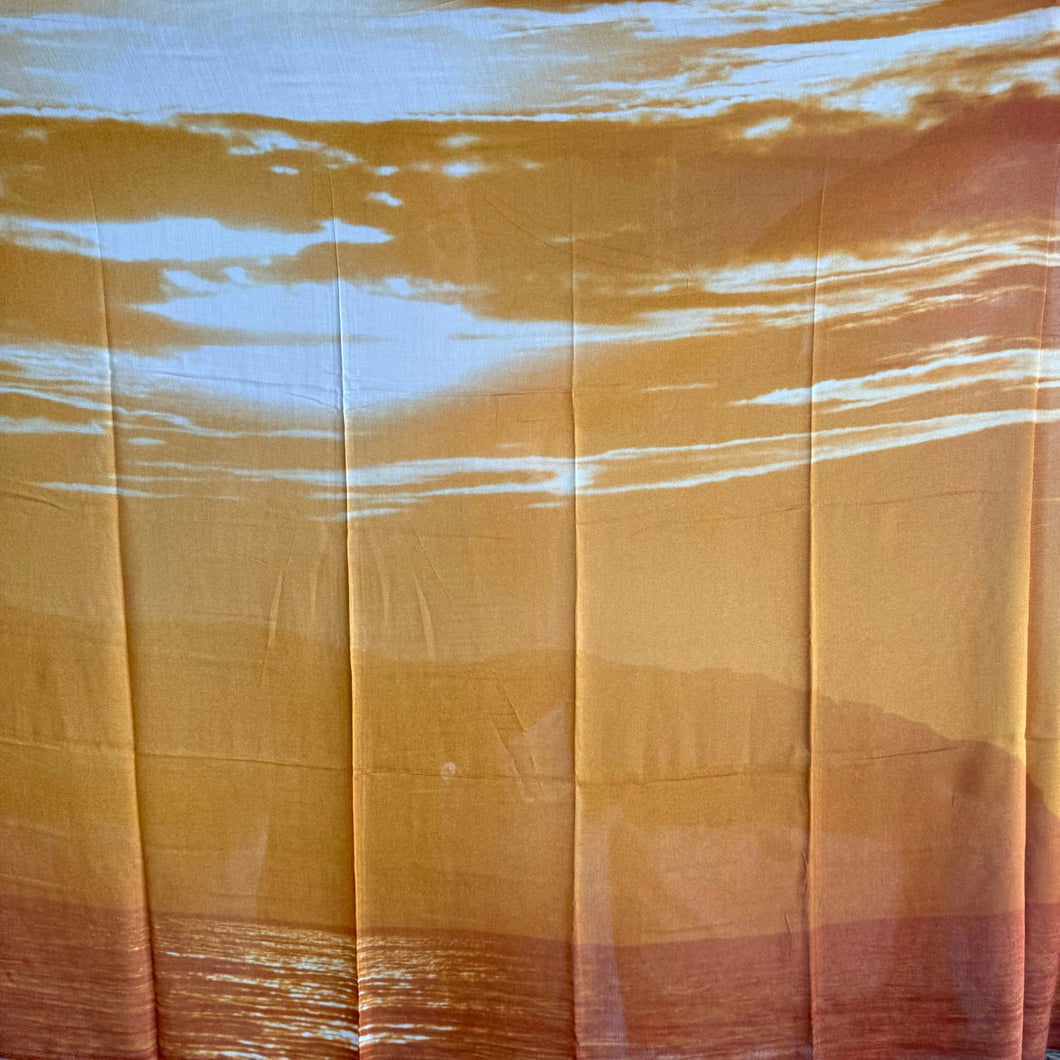Golden Sunset Rayon Pareo