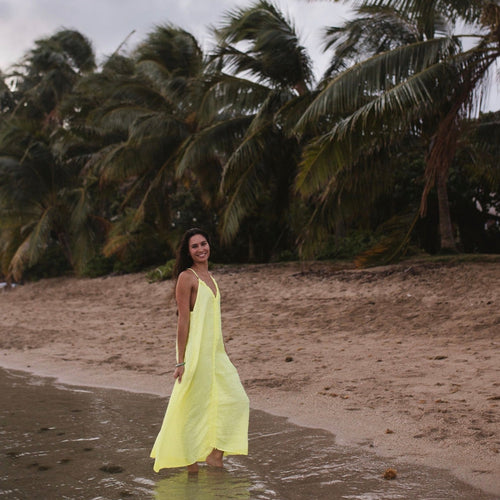 NO’I Kaimana Melemele Linen Dress