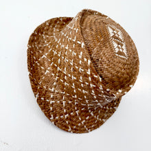 Dark Two Tone Lauhala Fedora