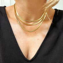 18k Gold Filled 4.0mm Thickness Herringbone Chain