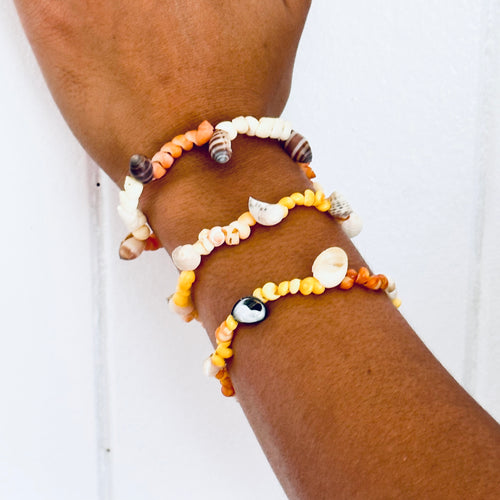 Mini shell bracelets