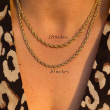 18k Gold Filled Rope Chain In 3.0mm Thickness Gold Chain Com