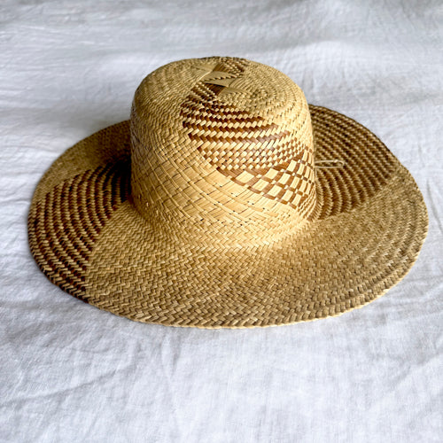 Two Tone Lauhala Pāpale