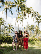 Hibiscus-Red- OHANA BRAND Pareu