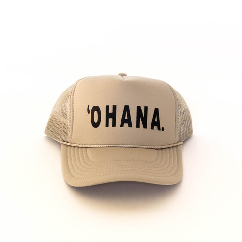 ‘OHANA HAT: Khaki & Black