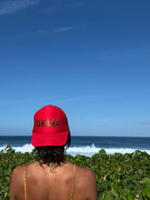 ‘OHANA. Hat Red & Gold