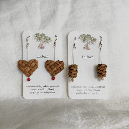 Assorted Lauhala Woven Earring