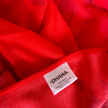 Red Hibiscus Rayon Pareo