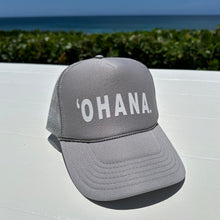 'OHANA. Gray Trucker Hat