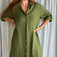 NO'I Manawa Long Button Down Dress