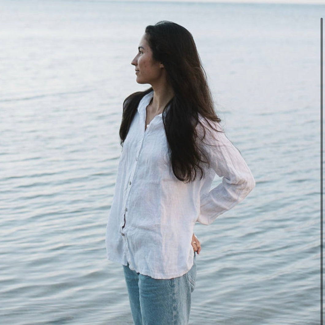 NO'I Linen Long Sleeve