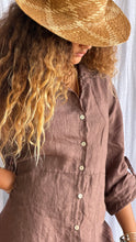 NO'I Manawa Long Button Down Dress