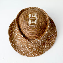 Dark Two Tone Lauhala Fedora