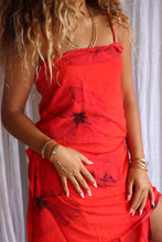 Red Hibiscus Rayon Pareo