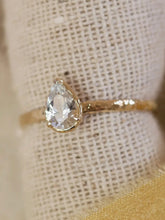 Solid 14kt Gold Diamond Ring