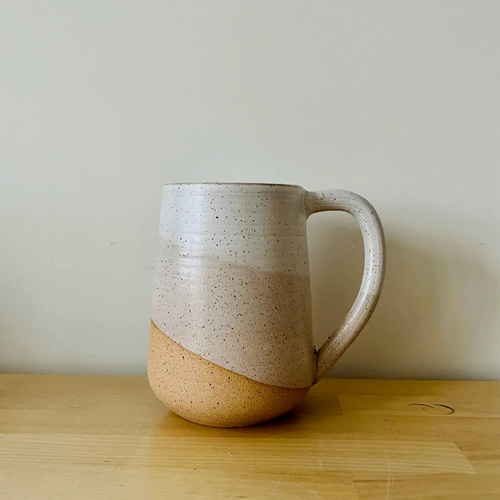 Tall Round-Bottom Coffee Mug-Speckled