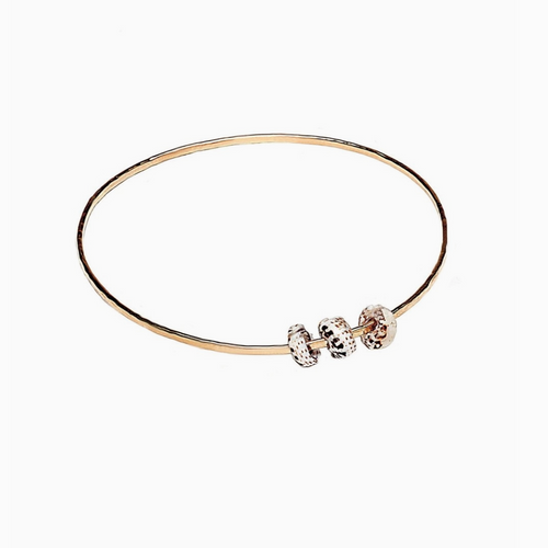 Tri-Puka Shell Bangle