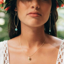 Layla Seafoam Marquise Earrings