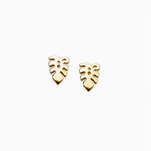 Manoa Monstera Studs