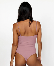 Mai Everyday Bodysuit: Mulberry Ribbed