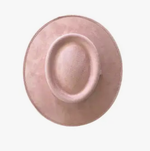 Vegan Suede Crown Top Hat