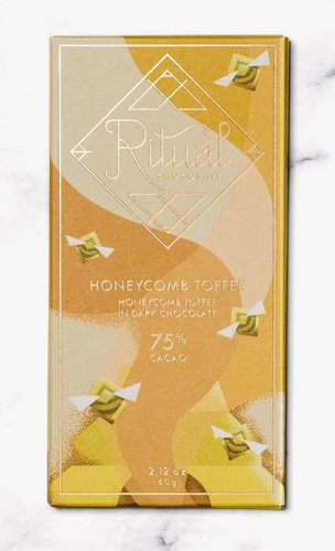 Honeycomb Toffee, 75% Cacao