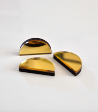Gold Mirror Acrylic Moon Magnet Set