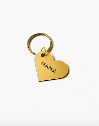 Mama Heart Keytag